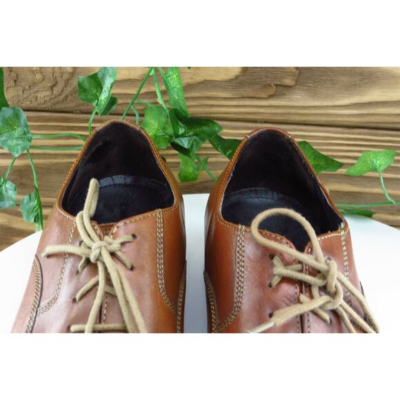 Cole Haan Shoes Sz‎ 8 M Brown Derby Oxfords Leather Men - Picture 3 of 8